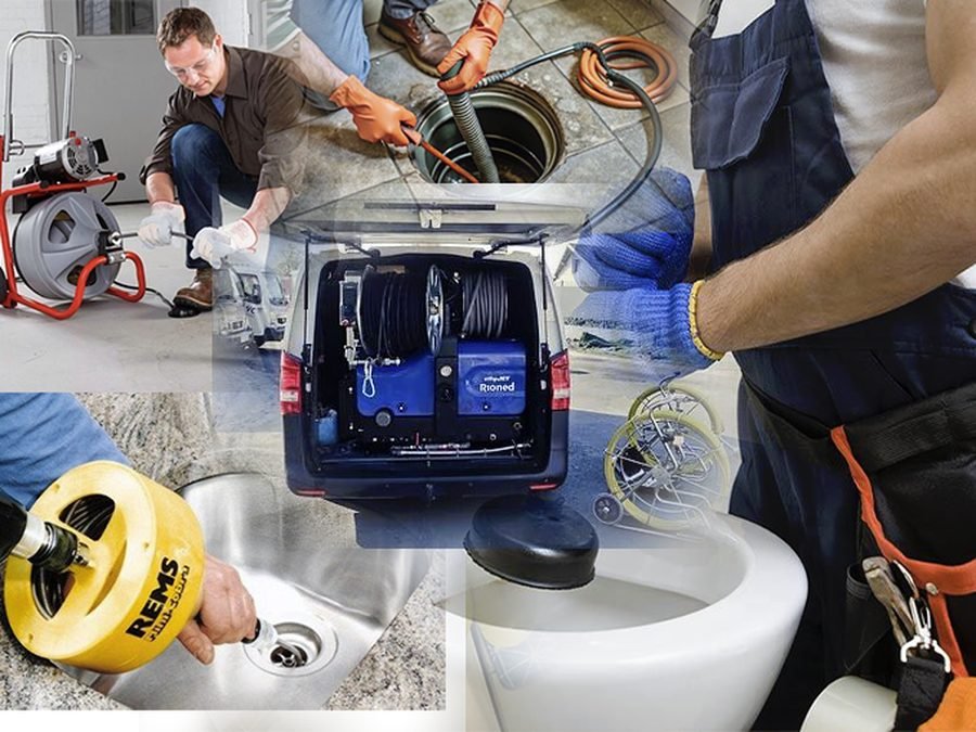 Débouchage de canalisation au furet électrique